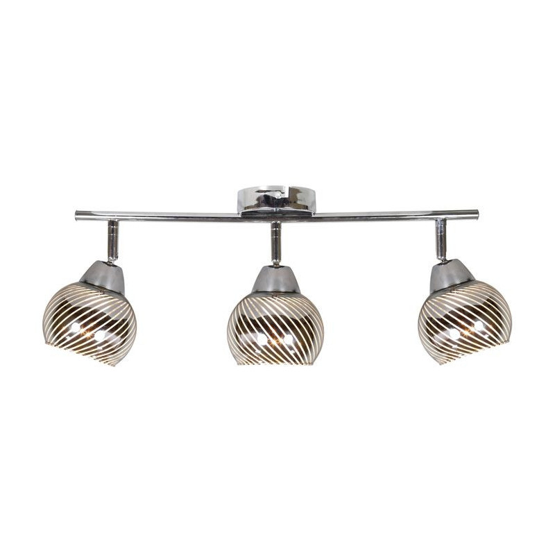 Bande lumineuse FORT 3xE14 - chrome 