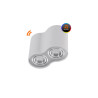 BROSS LED 2xGU10 5W RGBW SMART DIM plafonnier de surface - blanc / aluminium 