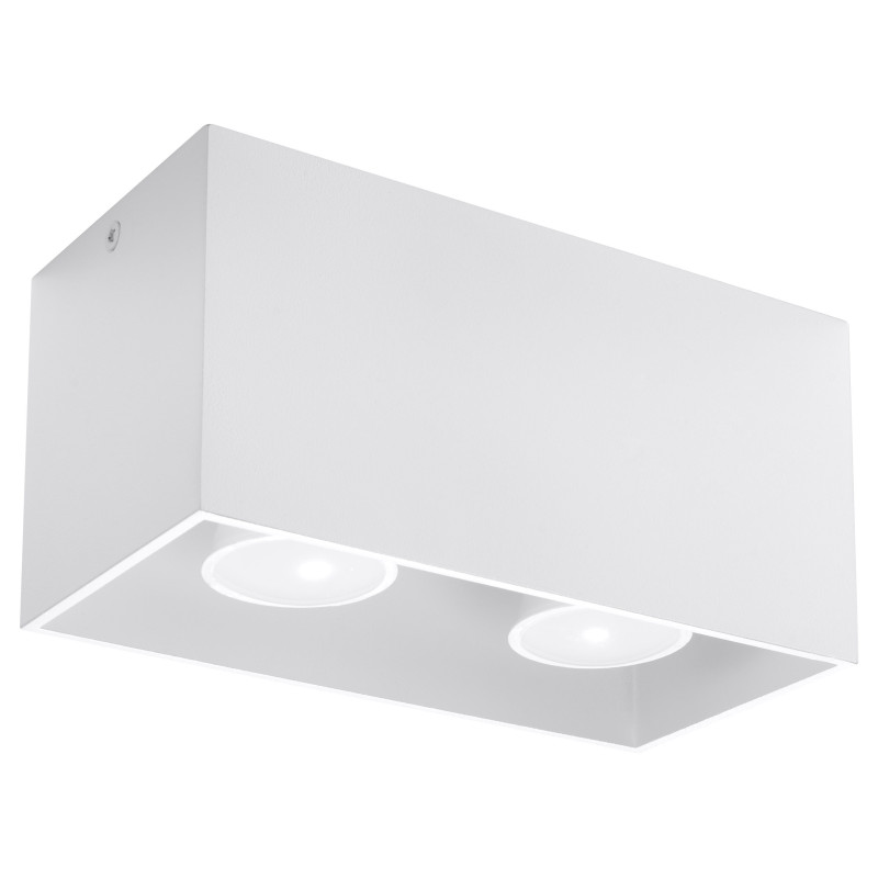 Downlight apparent QUAD MAXI 2 GU10 - blanc 