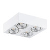 Downlight apparent RODOS PLUS 4xGU10 AR111 15W 3000K - blanc 