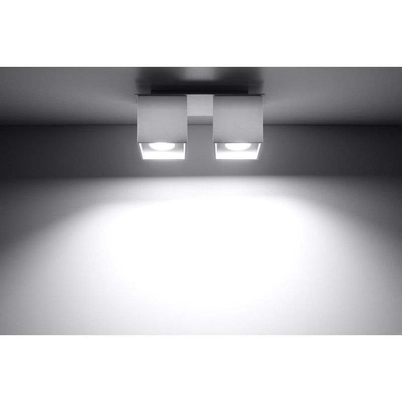 Downlight apparent QUAD 2 GU10 - blanc 