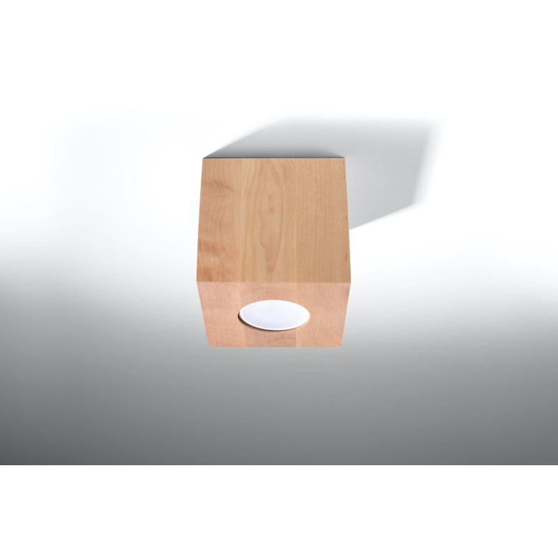 Downlight apparent QUAD 1 GU10 - bois 