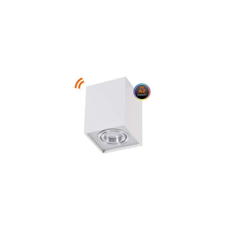 Downlight de surface ELOY LED GU10 5W RGBW SMART DIM - blanc / aluminium 