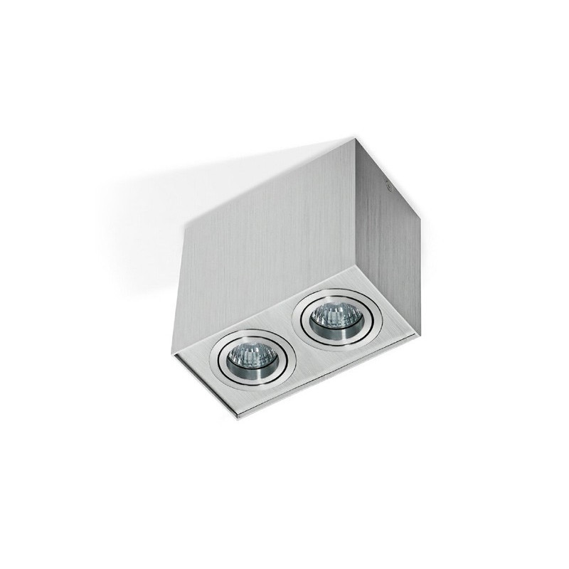 Downlight en aluminium ELOY 2 GU10 2x50W 