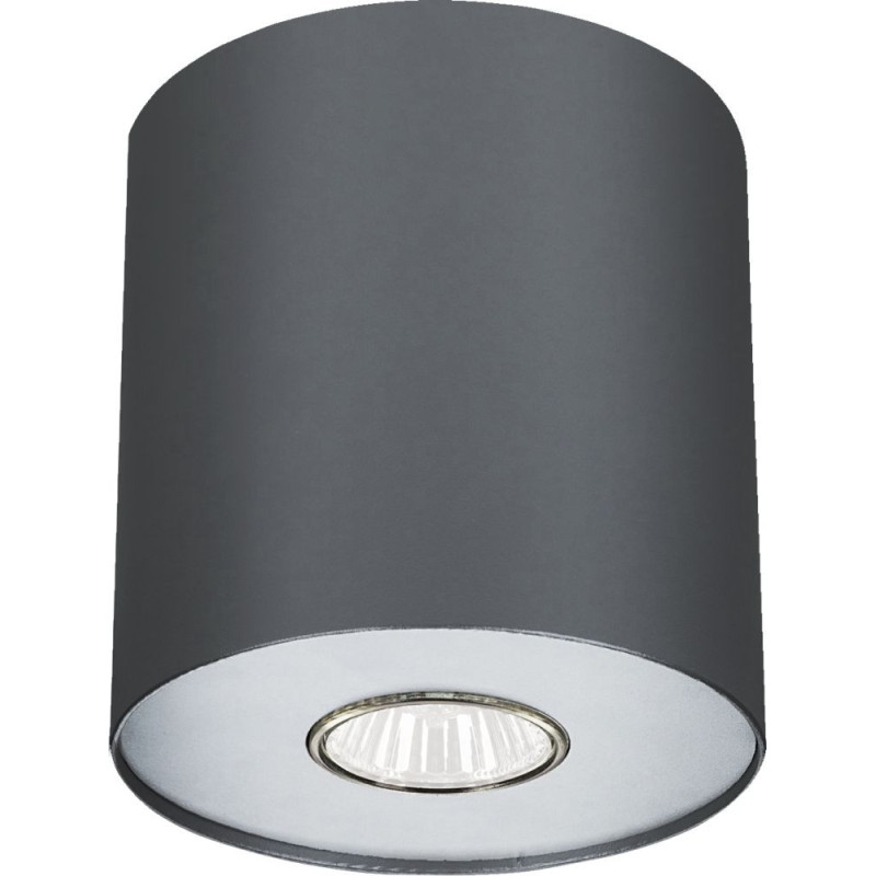 Downlight de surface POINT M GU10 - argent graphite / blanc graphite 