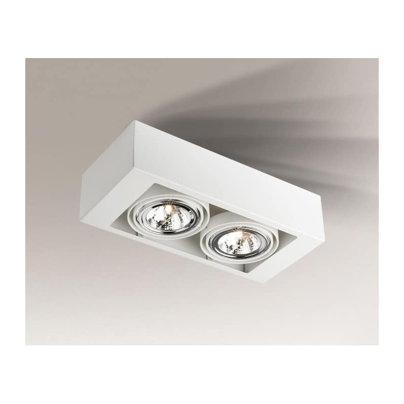 Downlight apparent UTO 2xGU10 ES111 - blanc 