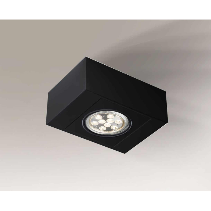 Downlight apparent UTO H GU10 ES111 - noir 