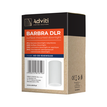 Downlight BARBRA DLR GU10 - blanc 