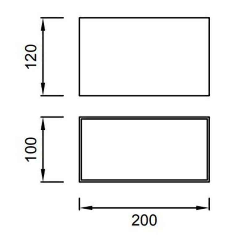 Downlight apparent KAILUA 2xGU10 - blanc 