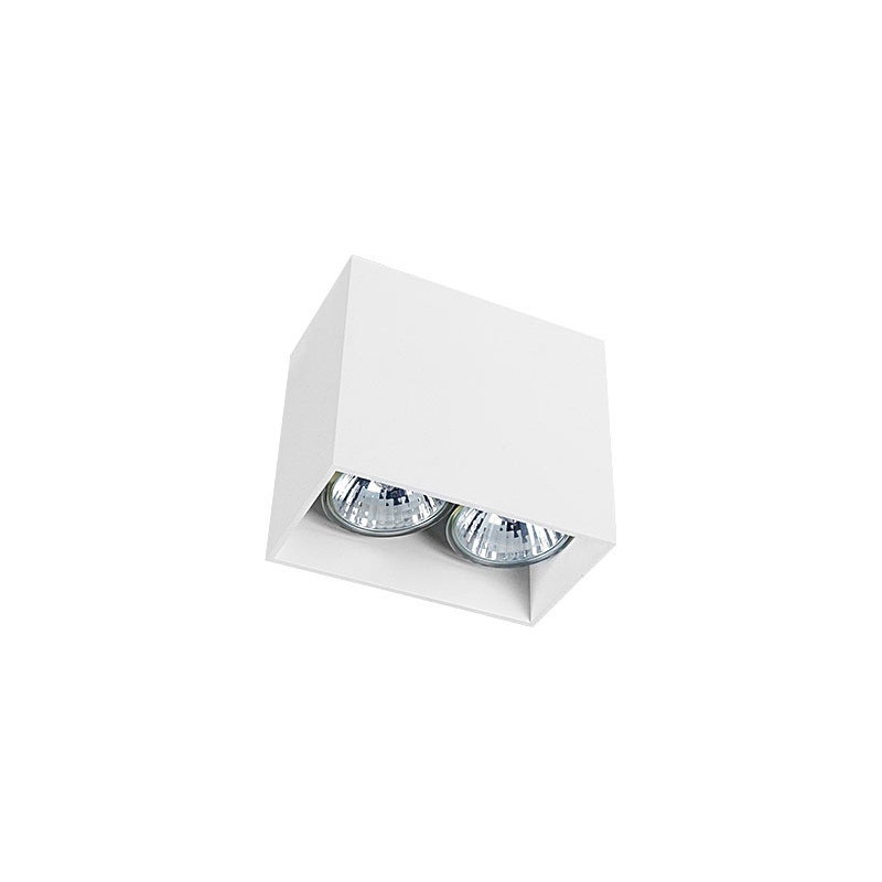 Downlight apparent GAP 2xGU10 - blanc 