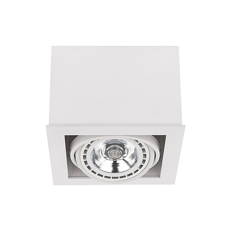 Downlight apparent BOX I ES111 GU10 - blanc 