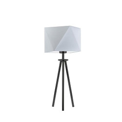 Lampe de table SOVETO E27 - noir / gris