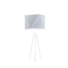 Lampe de table SOVETO E27 - blanc / gris 