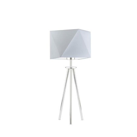Lampe de table SOVETO E27 - acier / gris 