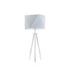 Lampe de table SOVETO E27 - acier / gris 