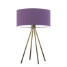 Lampe de table SIERRA E27 - or / violet 