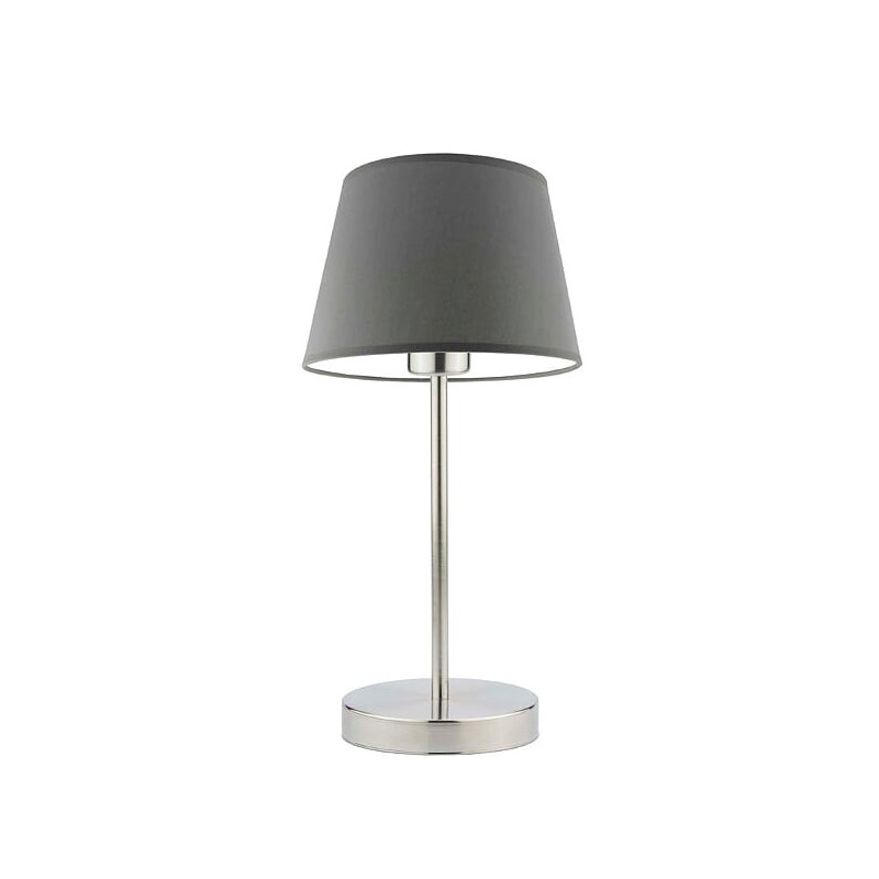 Lampe de table SIENA E27 - acier / gris 