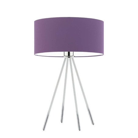 Lampe de table SIERRA E27 - chrome / violet 