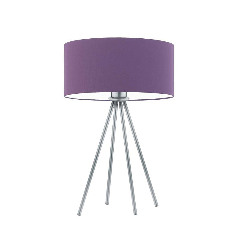 Lampe de table SIERRA E27 - argent / violet 