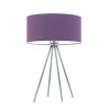 Lampe de table SIERRA E27 - argent / violet 