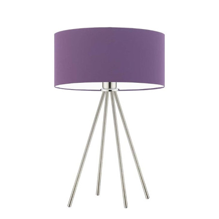 Lampe de table SIERRA E27 - acier / violet 