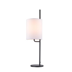 Lampe de table TOKYO E27 - noir / blanc 