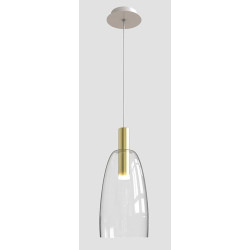 Lampe Design suspendue 50133067 MODENA LED 5W 3000K - or / transparent