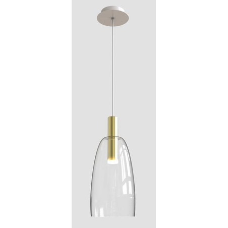 Lampe Design suspendue 50133067 MODENA LED 5W 3000K - or / transparent