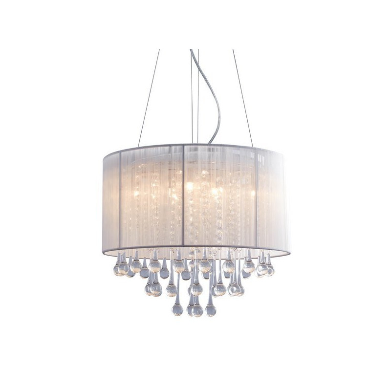 Lampe suspendue Action VERONA 8xG9 - blanc Cristal