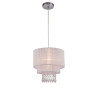 Lampe suspendue Action LETA 1xE27 blanc Cristal