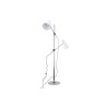 Lampe sur pied KAJA 2xE14 - chrome / blanc 