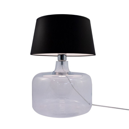 Lampe de table BATUMI E27 - transparent / noir 