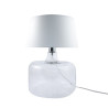 Lampe de table BATUMI E27 - transparent / blanc 