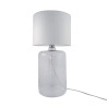 Lampe de table AMARSA E27 - transparent / blanc 