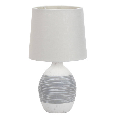 Lampe de table AMBON E14 - céramique / gris 