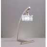 Lampe de table CUADRAX SN OP G9 - nickel 