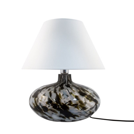 Lampe de table ADANA E27 - multicolore / blanc 