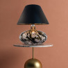 Lampe de table ADANA E27 - multicolore / noir / or 