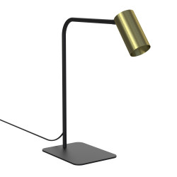 Lampe de table MONO GU10 - laiton / noir