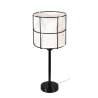 Lampe de table MARINERO E27 - noir / blanc 