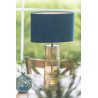 Lampe de table PRATO E27 - transparent / turquoise 