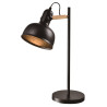 Lampe de table RENO E27 - noir / cuivre 