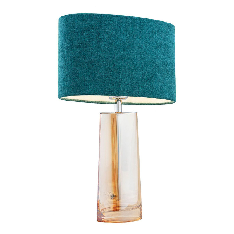 Lampe de table PRATO E27 - transparent / turquoise 