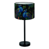 Lampe de table PAON E27 - noir / multicolore 