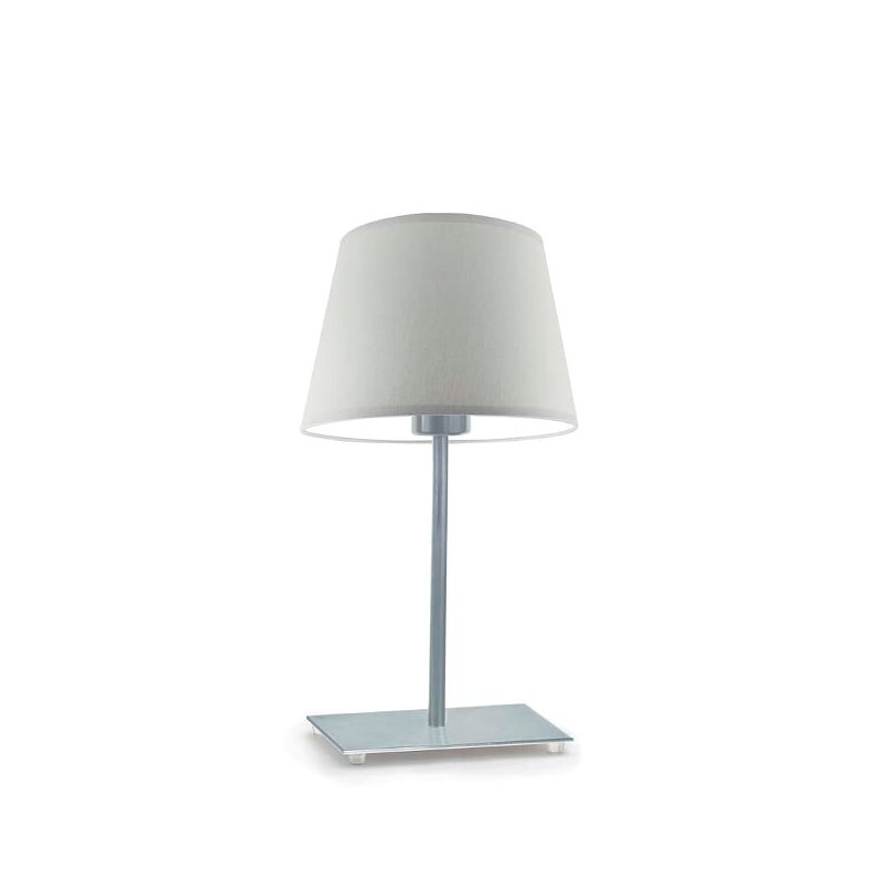 Lampe de table GENOA E27 - argent / gris 