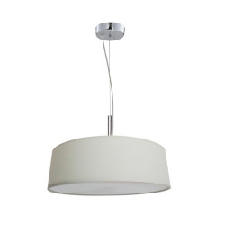 Lampe en suspension abat jour Design BLUM 3xE27 - crème
