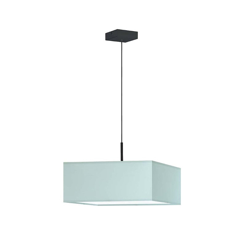 Lampe Suspendue avec abat-jour BOGOTA E27 - noir / menthe