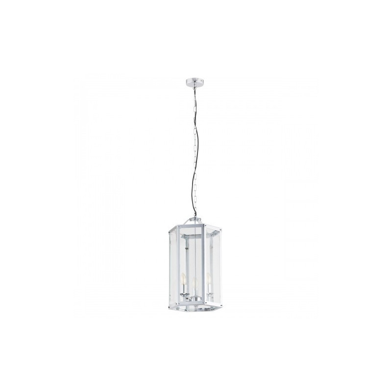 Suspension luminaire design BODRUM 3xE27 - chrome