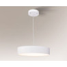Lampe Suspendue avec abat-jour BUNGO 7549 9xE27 - blanc