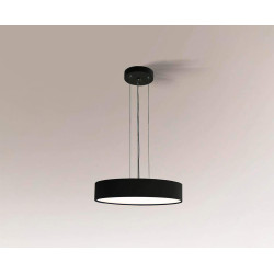 Lampe en suspension abat jour Design BUNGO 5517 7xE27 - noir